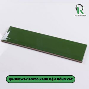 QK-SUBWAY-7.5X30-XANH ĐẬM BÓNG VÁT